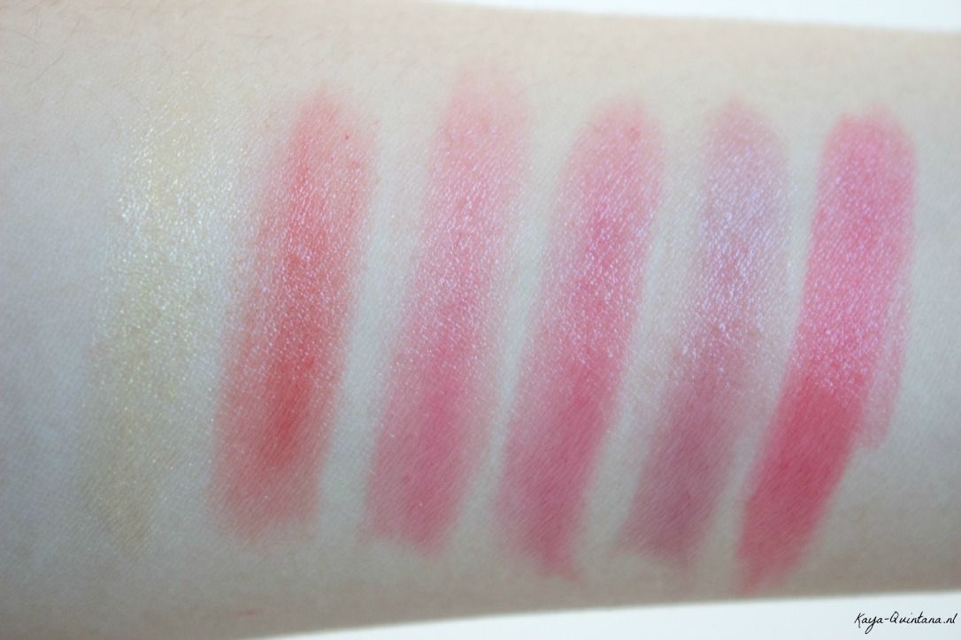 Yves rocher cherry oil lipstick swatches