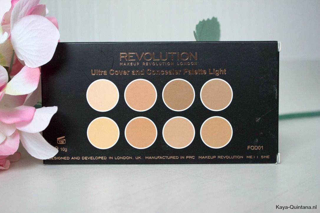Makeup revolution ultra cover and conceal palette
