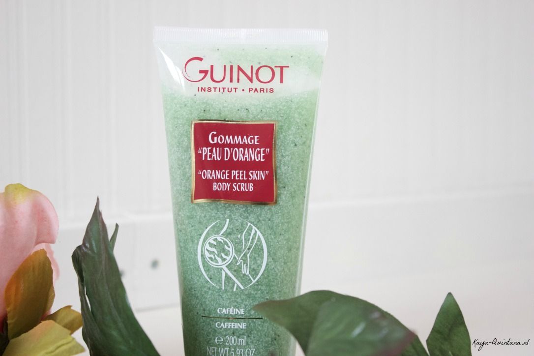Guinot Orange peel skin body scrub review
