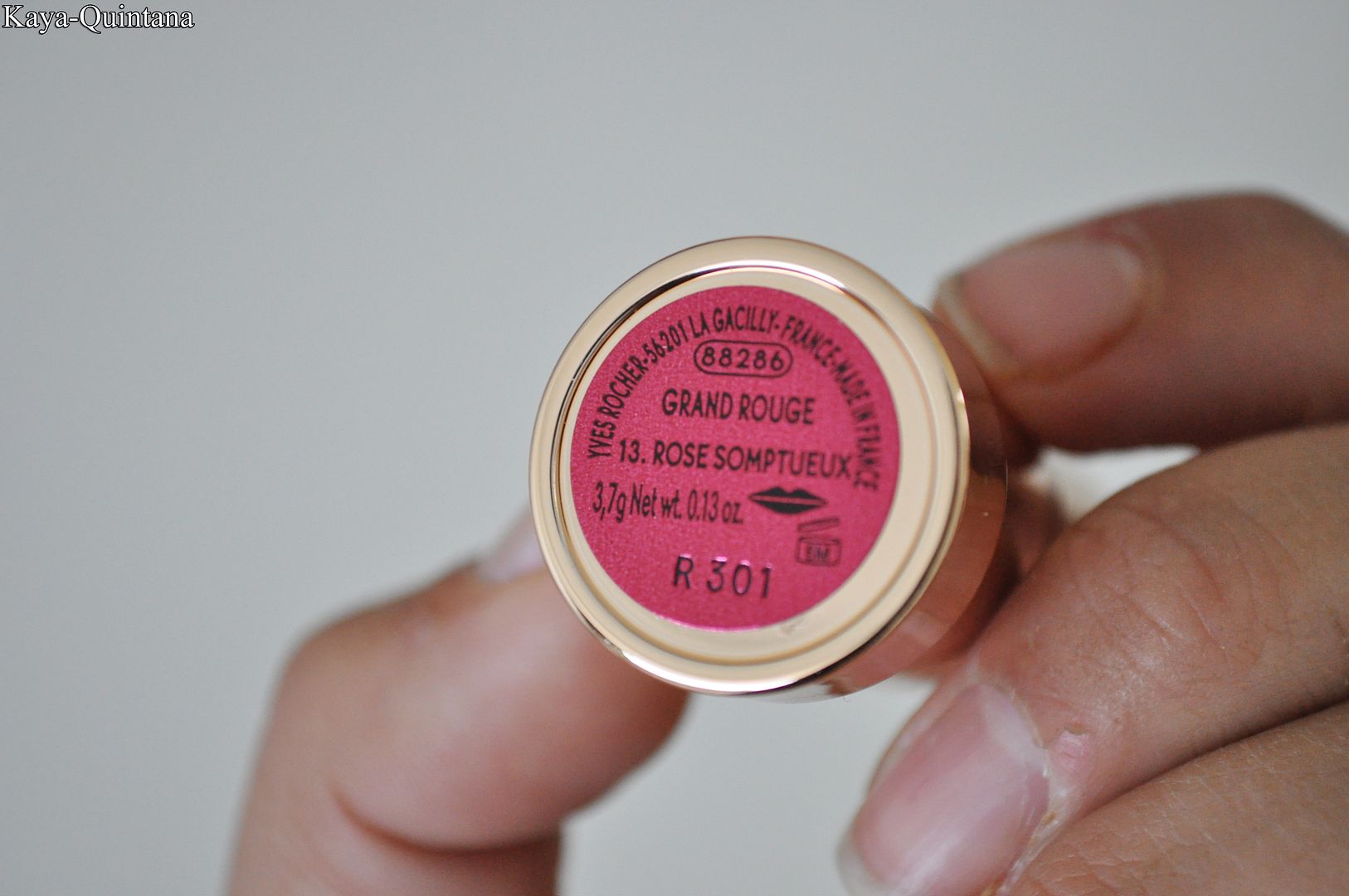 yves rocher grand rouge lipstick rose somptueux
