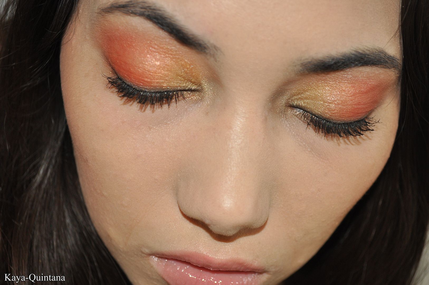 oranje eyeshadow