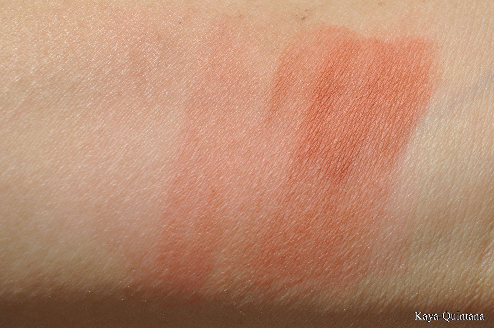 mac coppertone blush swatches