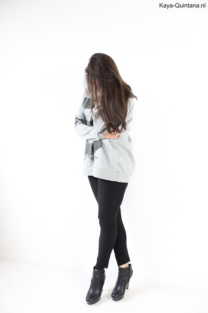 sportief outfit oversized sweater