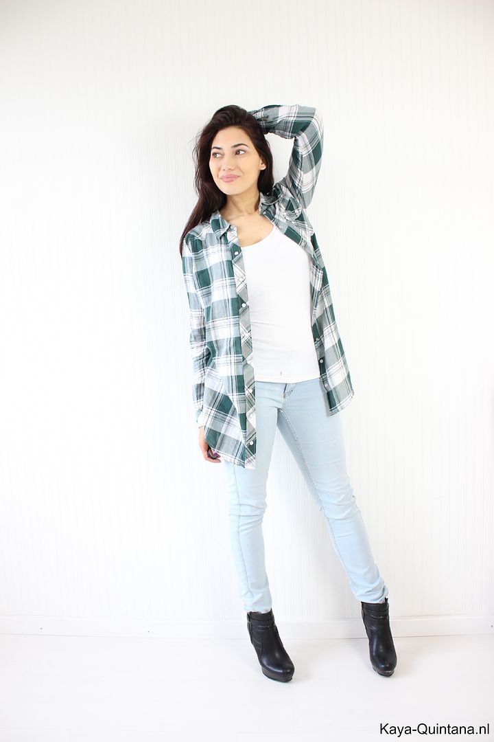 flannel blouse outfit