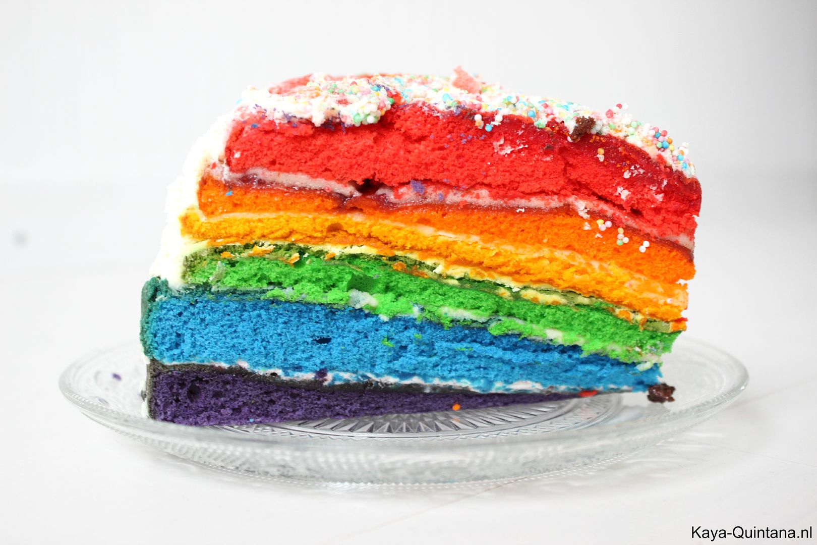 regenboog taart