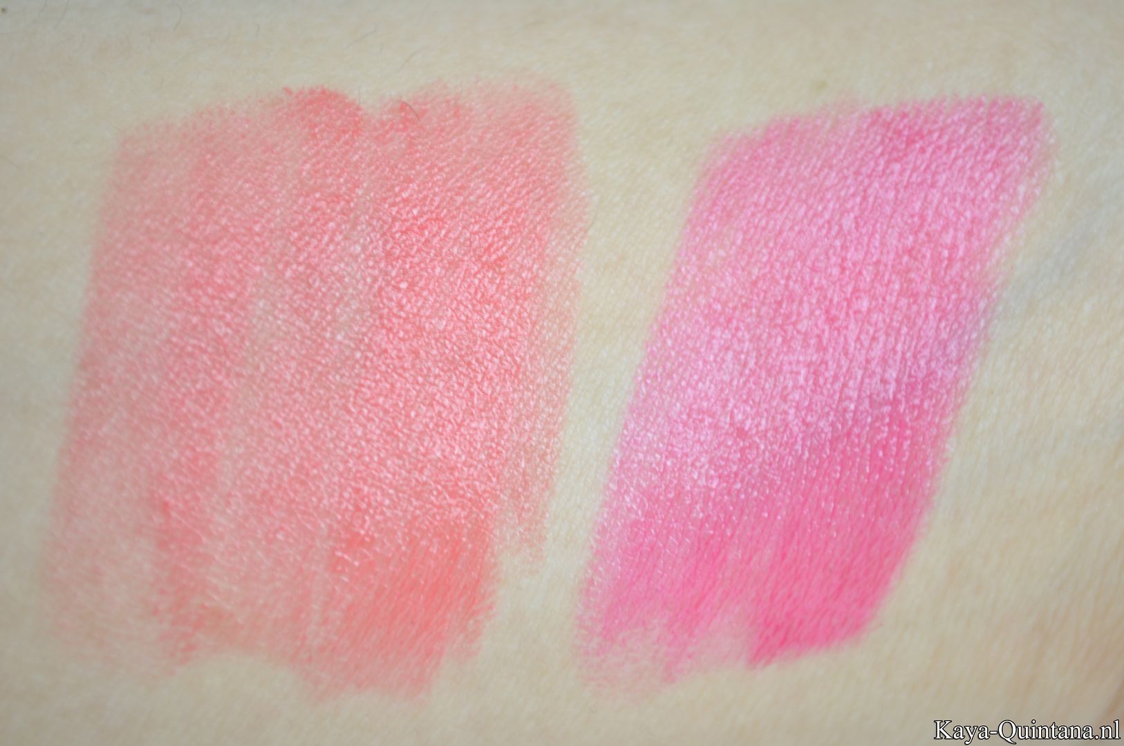 Bourjois shine edition lipstick swatches 1,2,3, soleil en famous fuchsia