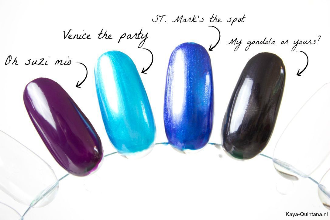opi venice collection swatches
