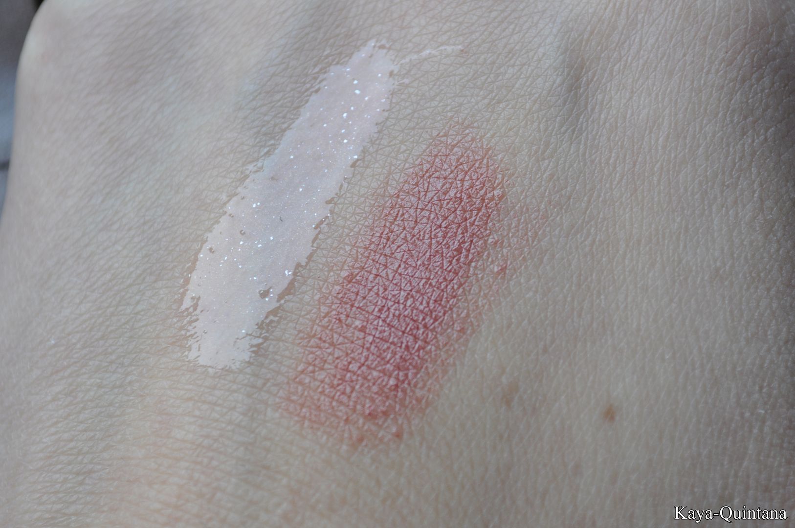 model and co lipduo swatch
