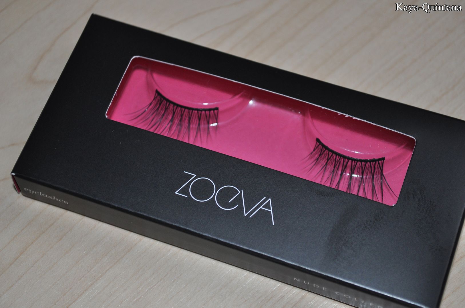 zoeva faux lashes nude collection