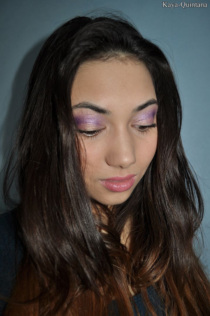 purple cut crease