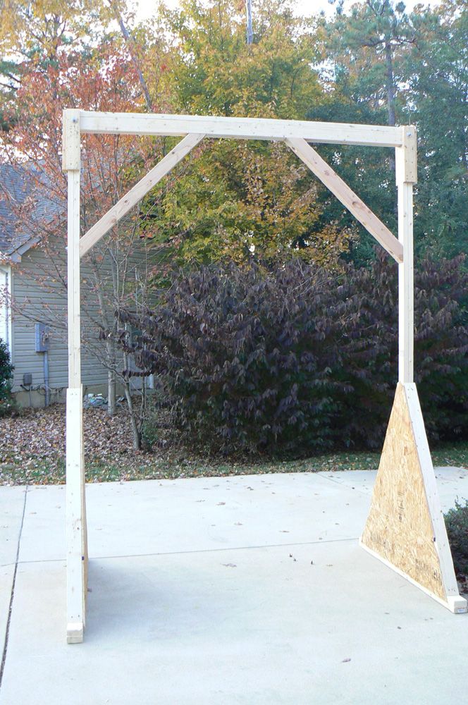 A Frame Hoist >> Wood gantry A Frame Hoist >> Wood gantry