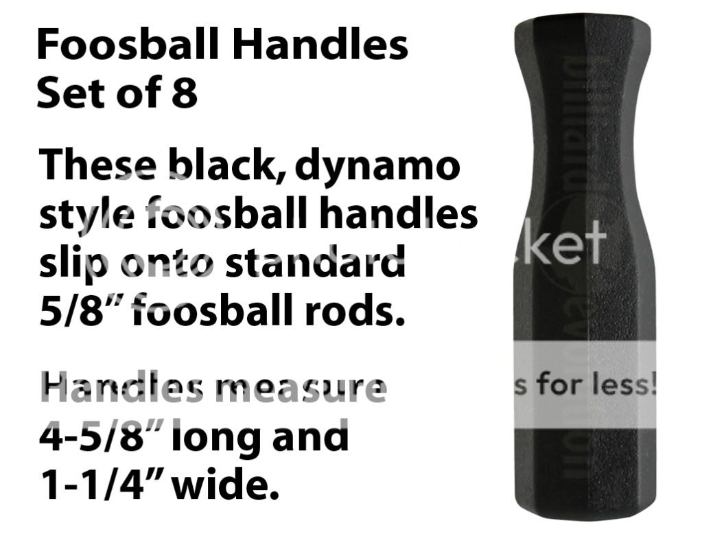 Foosball Handles — Dynamo Style Table Soccer Handles  